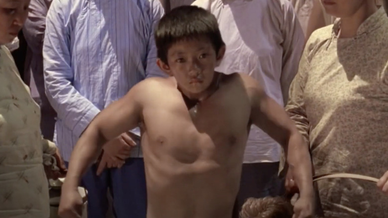 Muscle-bound kid in Kung Fu Hustle