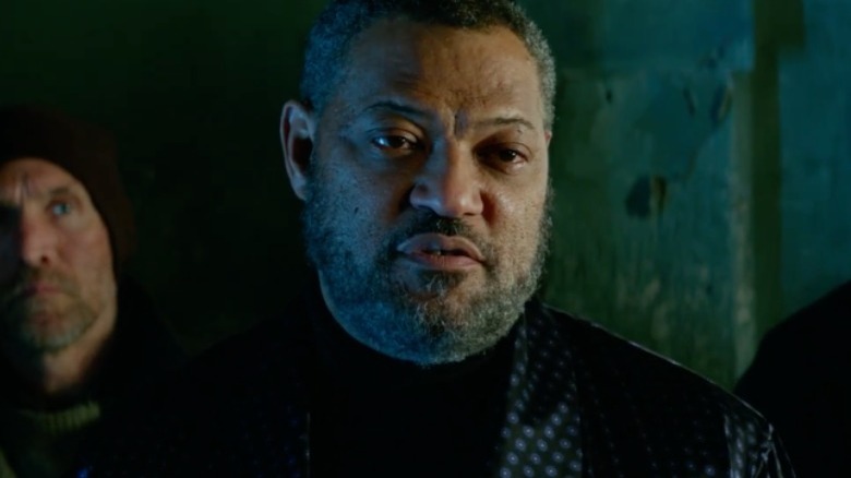 Laurence Fishburne as crime lord Bowery King