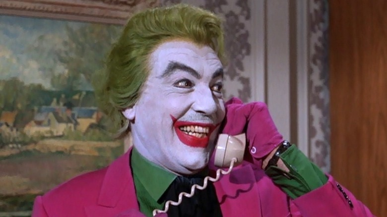 Cesar Romero on phone call