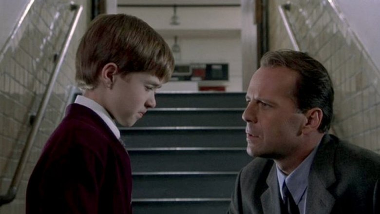 Haley Joel Osment and Bruce Willis in The Sixth Sense