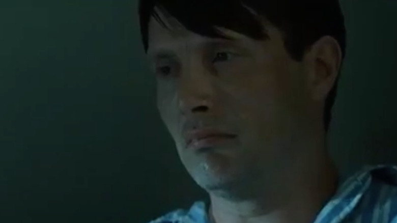 Mads Mikkelsen in darkness