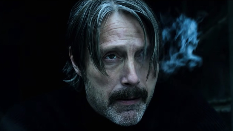 Mads Mikkelsen with mustache