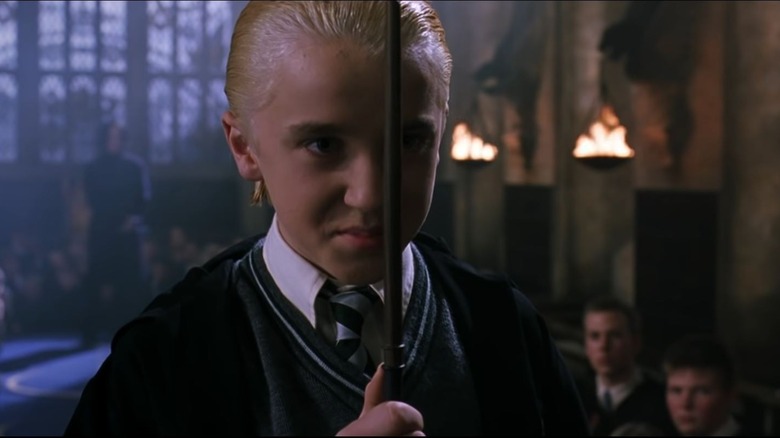 Draco's first duel with Potter