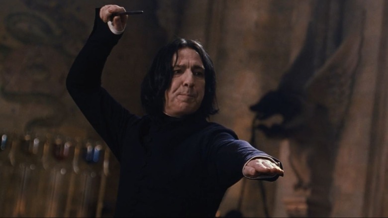 Snape duels Gilderoy Lockhart