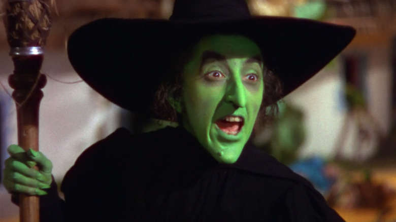 The Wicked Witch threatens Dorothy