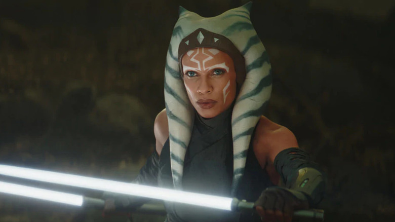 Ahsoka with lightsabers