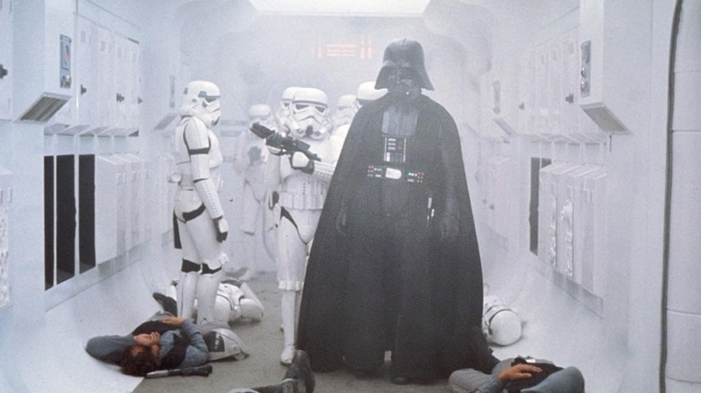 Darth Vader and stormtroopers