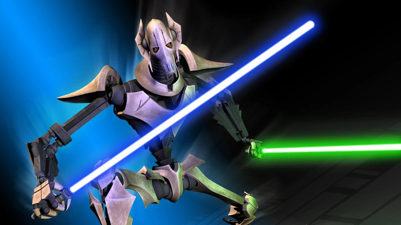 Grievous on Clone Wars