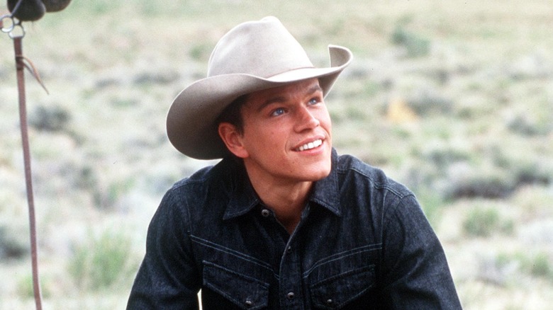 Matt Damon smiling