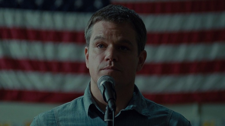 Matt Damon talking