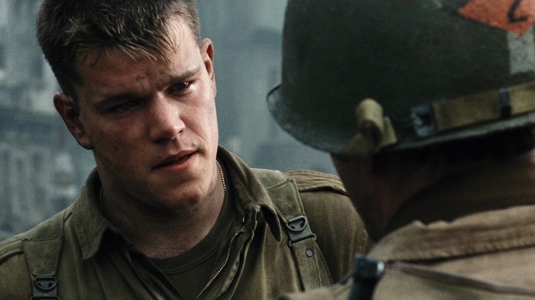 Matt Damon listening