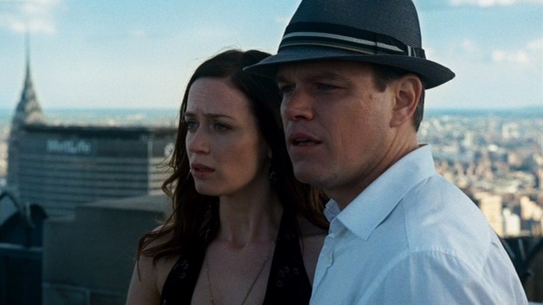 Matt Damon with Emily Blunt