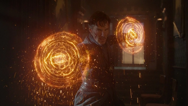 Doctor Strange with shields