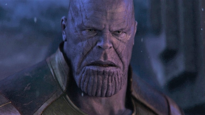 Thanos glaring