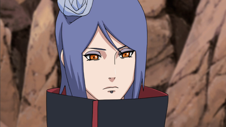 Konan frowning