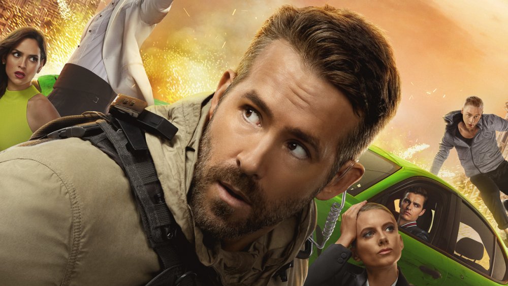 Ryan Reynolds, other cast on 6 Underground poster