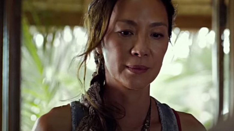 Michelle Yeoh in bungalow