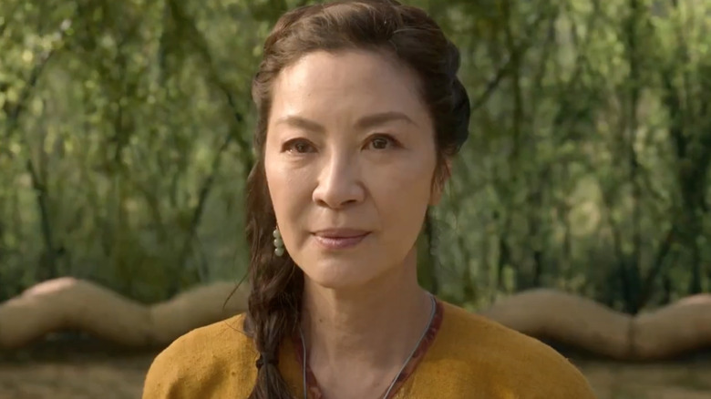 Michelle Yeoh wearing yellow