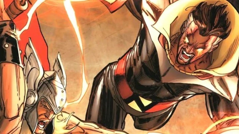 Count Nefaria fighting Thor