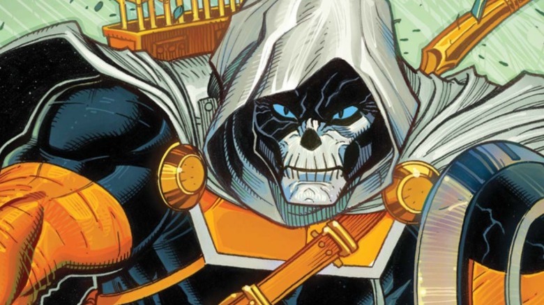 Taskmaster during a fight