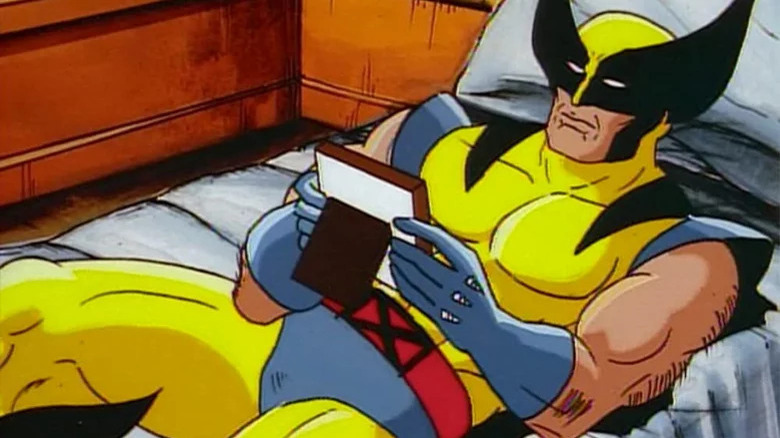 Wolverine holding photo