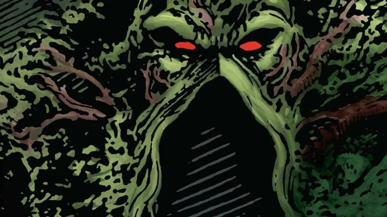 Swamp Thing glaring