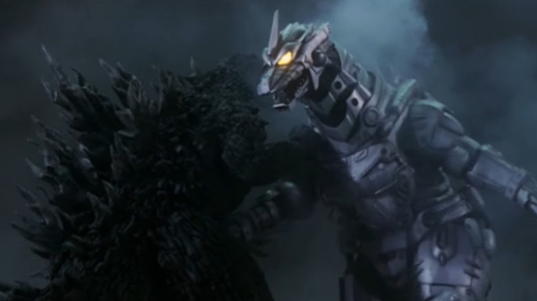 Godzilla fights Mechagodzilla