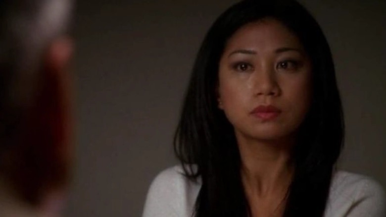 Michelle Lee during an interrogation