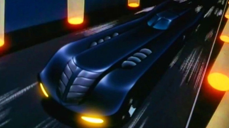 Batmobile speeding