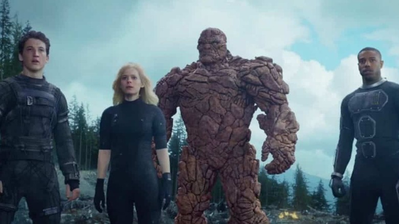 The Four look out over a ridge in "Fantastic Four" (2015)