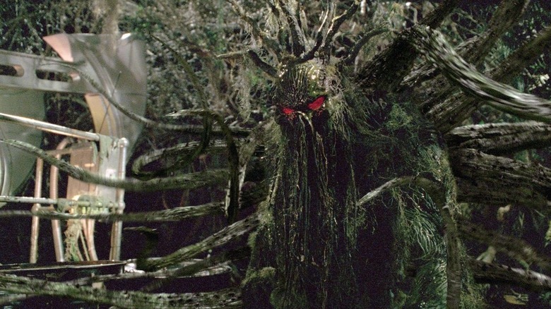 Man Thing comes out of the swamp