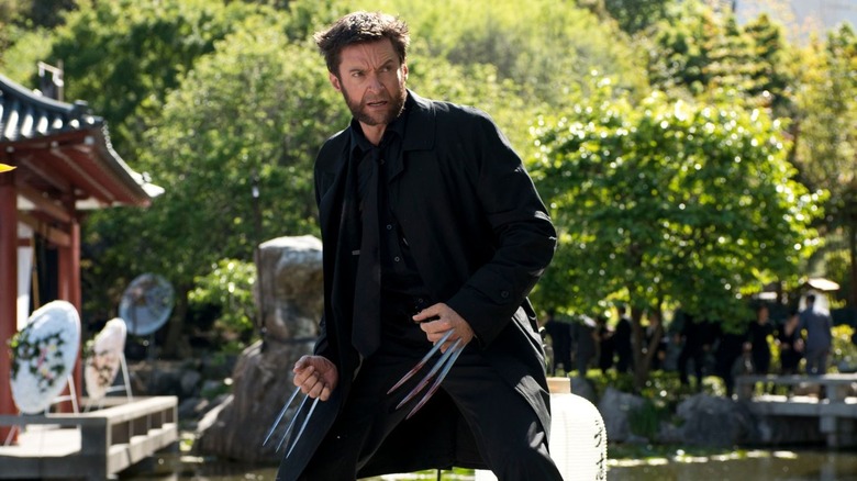 Wolverine in a black suit