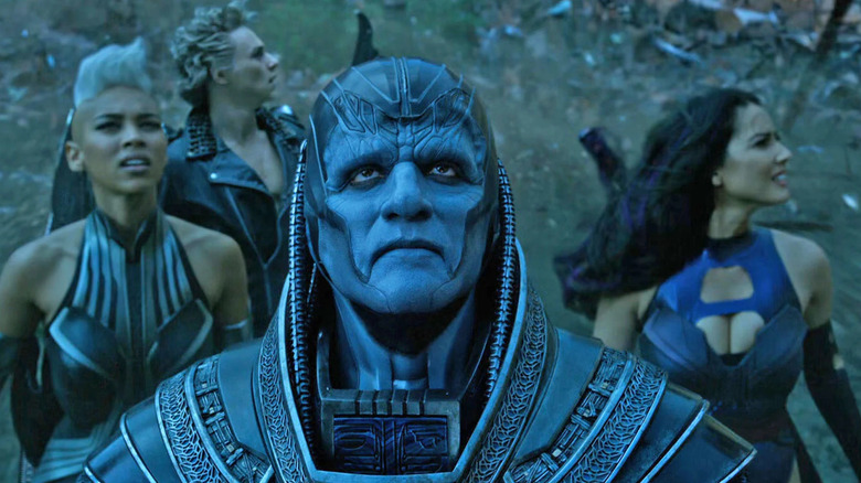 Apocalypse looks up in "X-Men: Apocalypse" (2016)