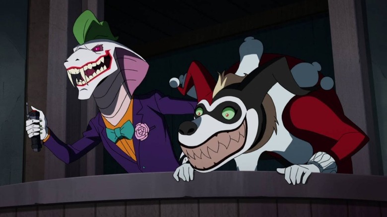 Harley Quinn and Joker as animals