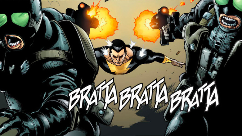 Two armed men shoot at Black Adam