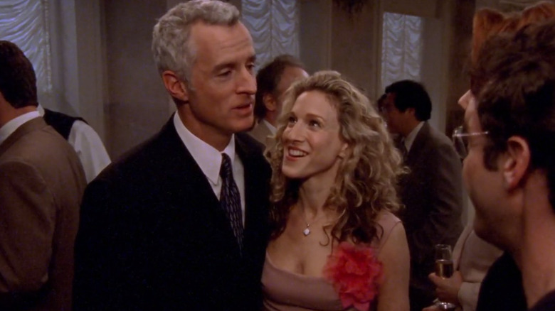 Bill Kelley and Carrie Bradshaw at party