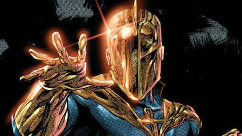 Doctor Fate holding his hand out