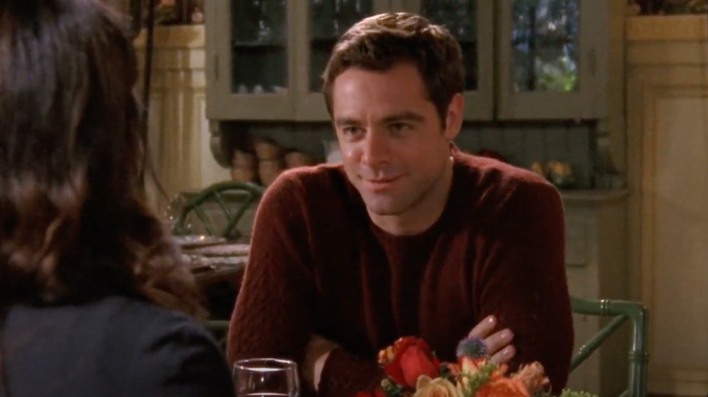 Christopher having lunch with Lorelai