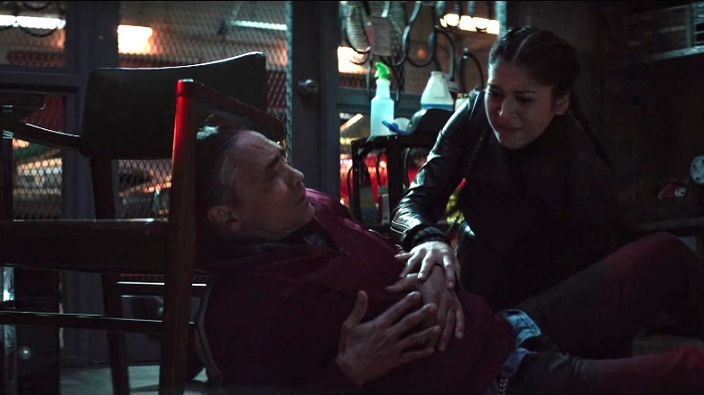 Maya with her dying father