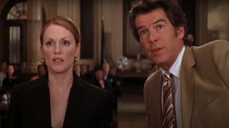 Pierce Brosnan with Julianne Moore