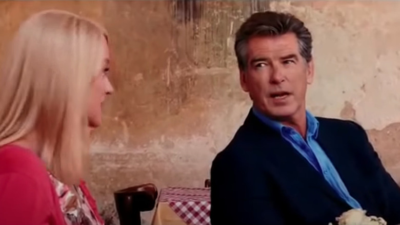 Pierce Brosnan with Trine Dyrholm