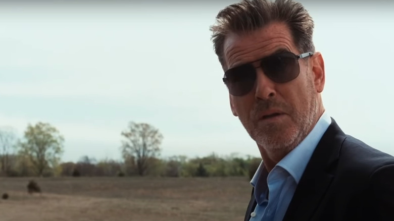 Pierce Brosnan with sunglasses