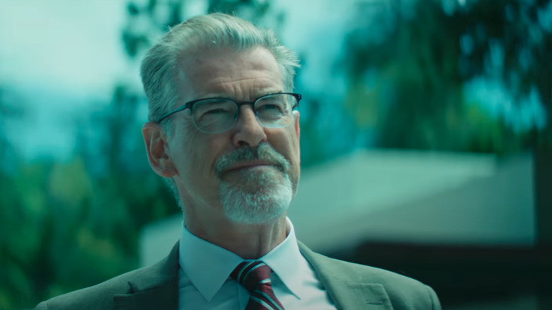 Pierce Brosnan with glasses