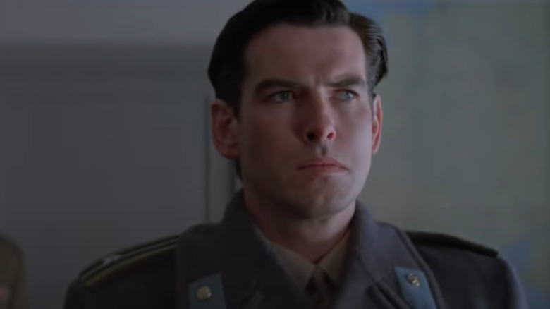 Pierce Brosnan in military uniform