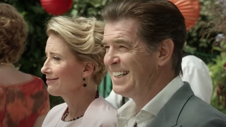 Pierce Brosnan with Emma Thompson