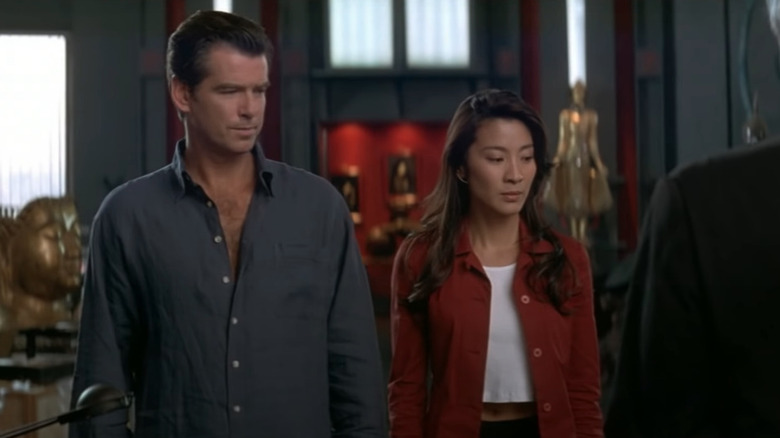 Pierce Brosnan with Michelle Yeoh