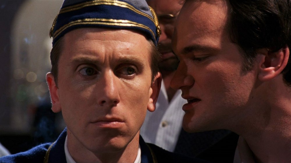 Tim Roth and Quentin Tarantino in Four Rooms