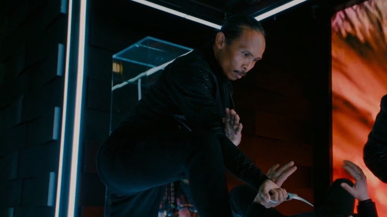 Yayan Ruhian looking intense as Shinobi