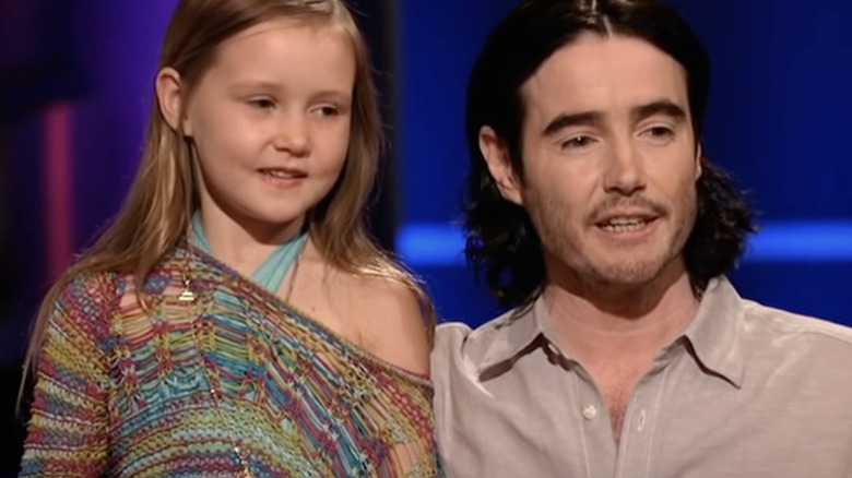 Kiowa Kavovit and her father on Shark Tank