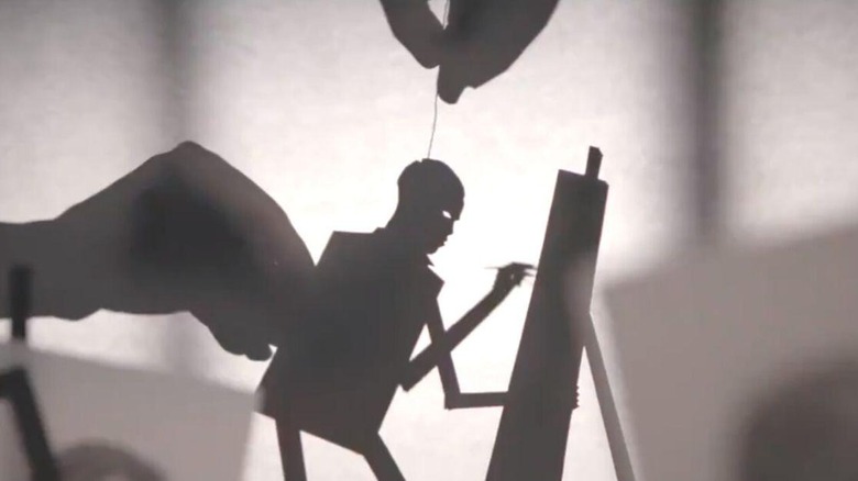 Candyman shadow puppets